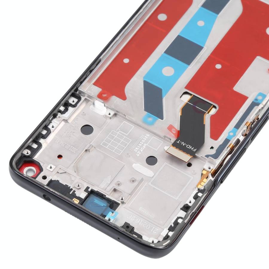 Original LCD Screen for Honor X20 Digitizer Full Assembly with Frame(Black)
