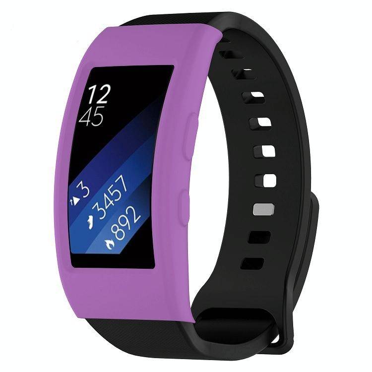 For Galaxy Gear Fit2 / Fit2 Pro R360 Watch Protective Case(Purple)