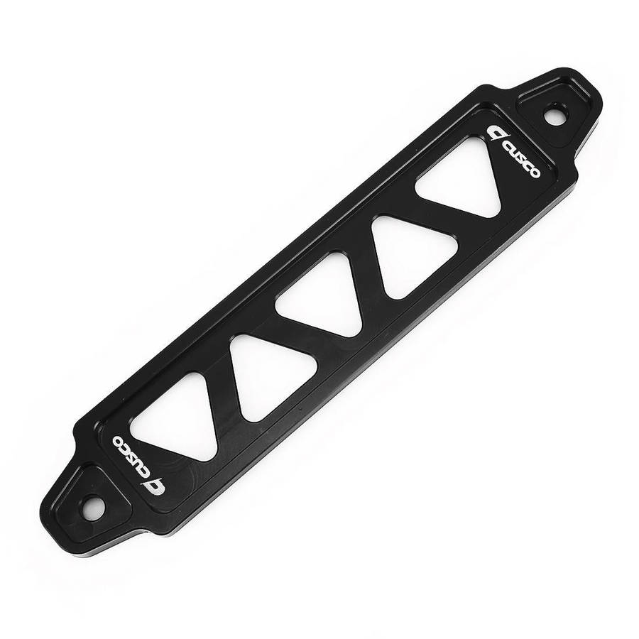 Universal Car Long Stainless Steel Battery Tie Down Clamp Bracket, Size: 21.6 x 4.4 x 1cm (Black)
