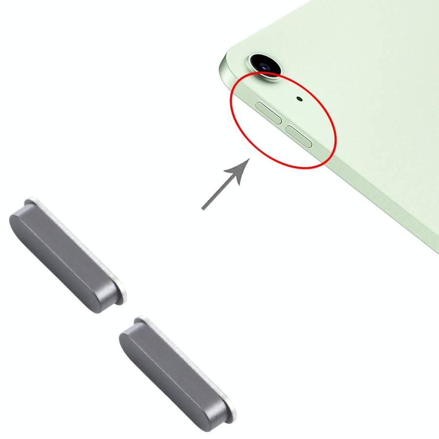 Volume Control Button for iPad Air 4 10.9 inch 2020 A2316 A2324 A2325 A2072 (Grey)