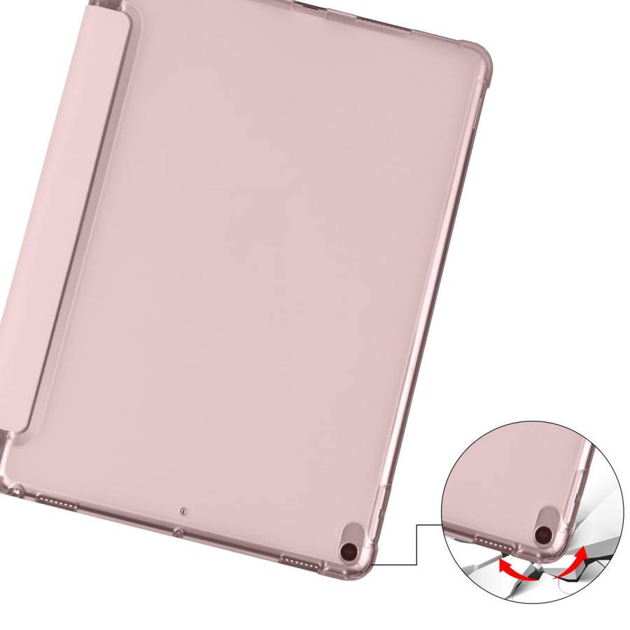 For iPad Pro 10.5 inch / Air 3 10.5 inch 3-folding Horizontal Flip PU Leather + Shockproof TPU Ca...