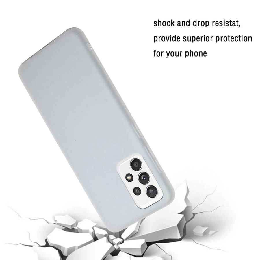 For Samsung Galaxy A52 5G Candy Color TPU Case(White)