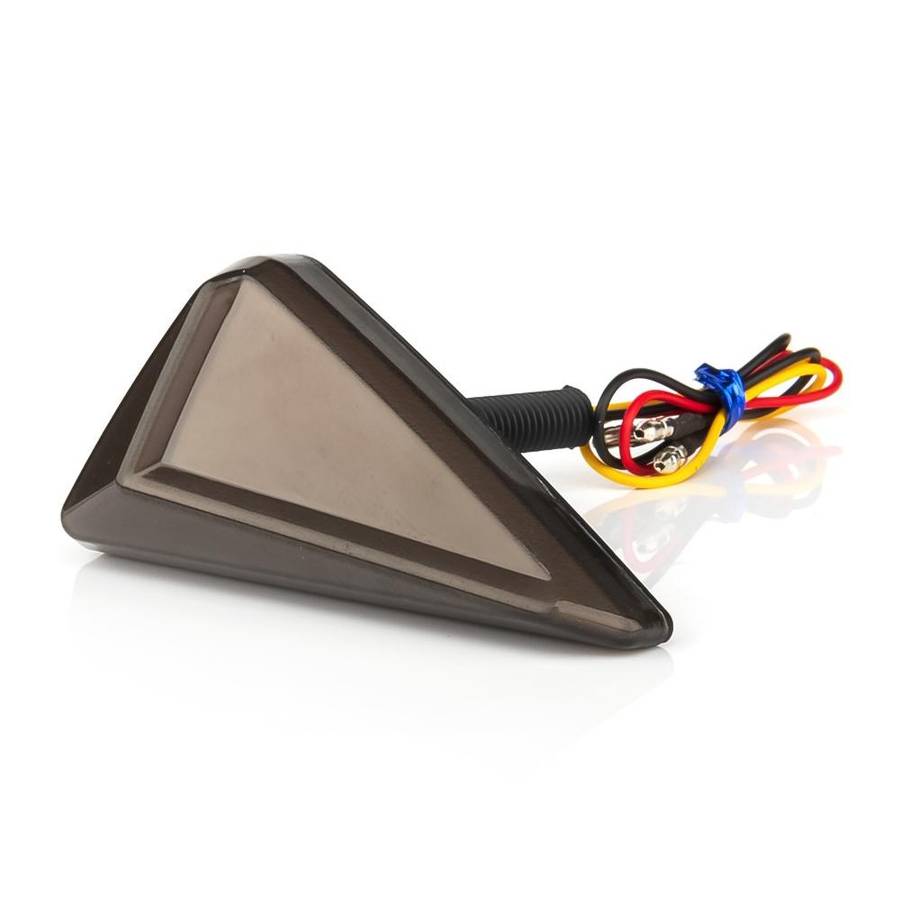 2 PCS KC051 Motorcycle Fairing Embedded LED Turn Signal Light(Yellow + White Light)