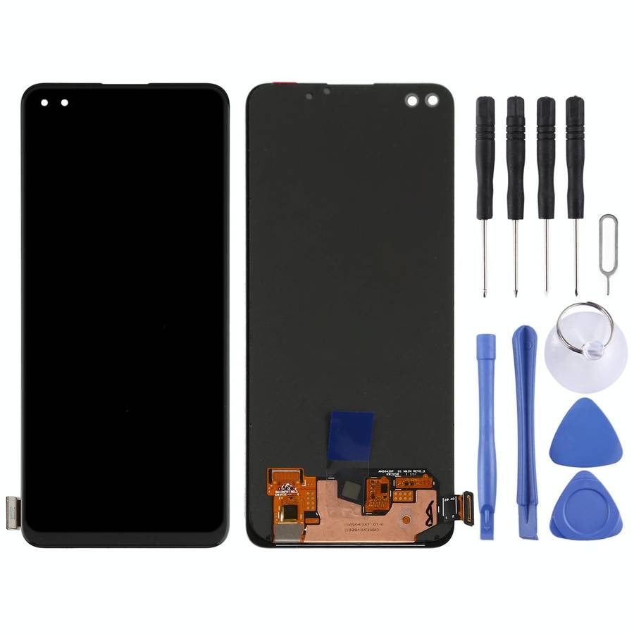 Original AMOLED Material LCD Screen and Digitizer Full Assembly for OPPO Reno4 4G