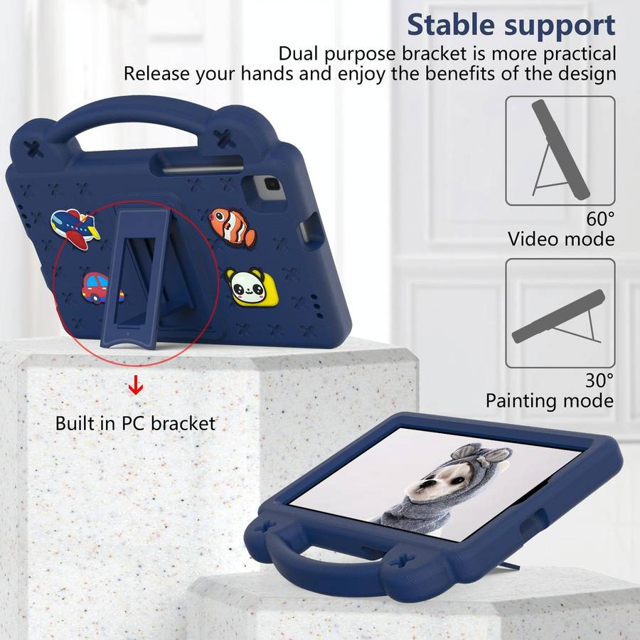 For Samsung Galaxy Tab A7 Lite 8.7 2021 T220/T225 Handle Kickstand Children EVA Shockproof Tablet...