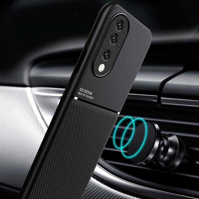 For Honor 90 Classic Tilt Strip Grain Magnetic Shockproof PC + TPU Phone Case(Green)