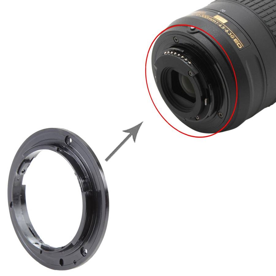 For Nikon AF-P DX 55-200mm f/4-5.6G ED VR II OEM Camera Lens Bayonet Mount Ring
