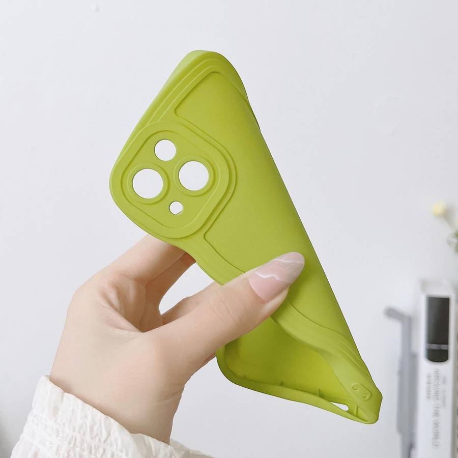 For iPhone 13 mini Wave Edge Silicone Phone Case(Black)