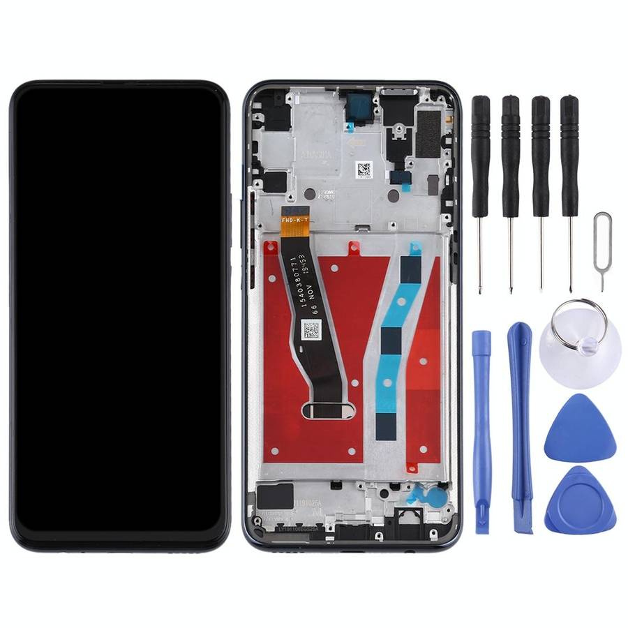 OEM LCD Screen for Huawei Enjoy 10 Plus Digitizer Full Assembly with Frame(Black)