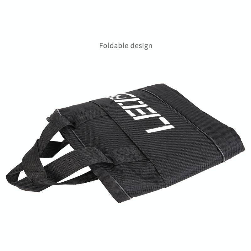 LEO 27746 Folding Fishing Rod Bag Long Fishing Gear Soft Bag, Length: 1.5m Black