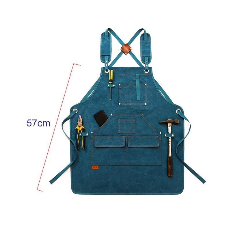 Canvas Apron Barber Roasting Cafe Gardening Woodworking Men And Women Canvas Work Clothes, Specif...