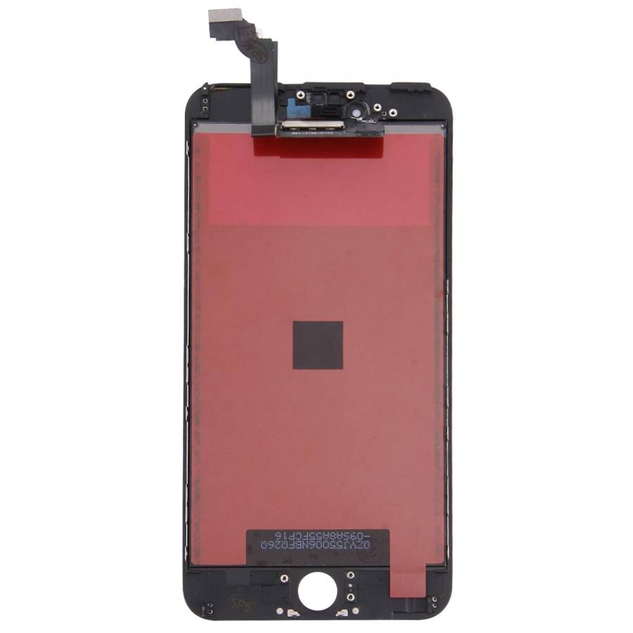 10 PCS TFT LCD Screen for iPhone 6 Plus Digitizer Full Assembly with Frame (Black)