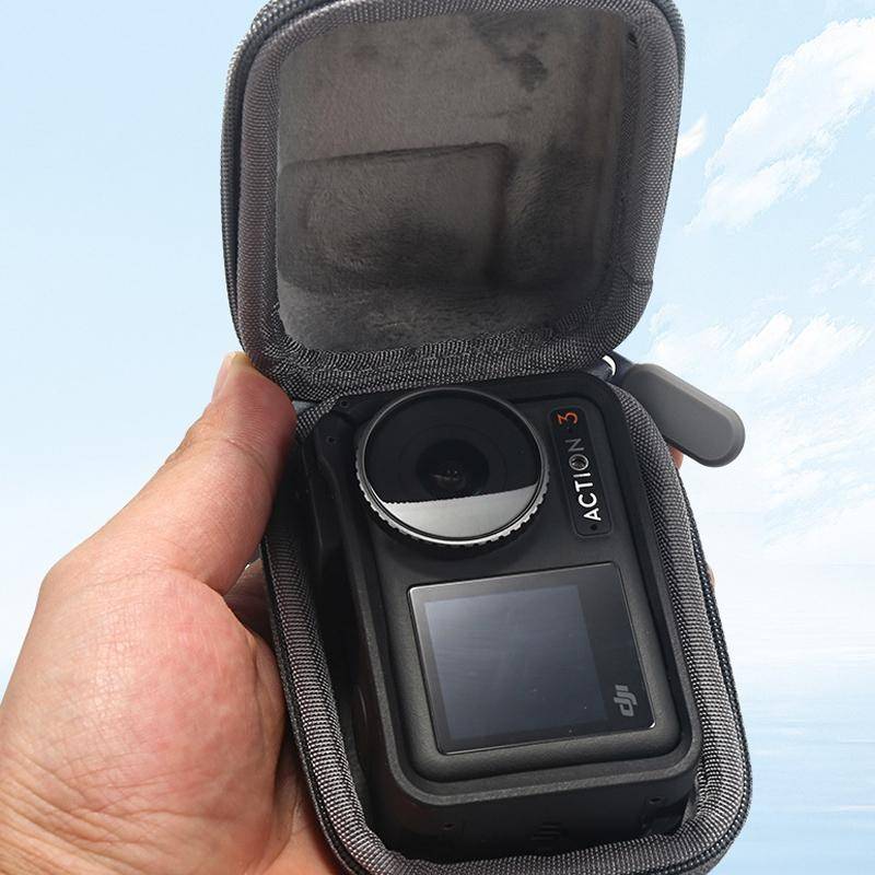 For Insta360 Ace Pro / Action 4/ Action 3 Protective Storage Bag(Black)