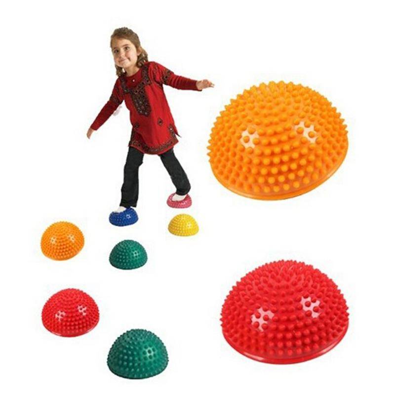 Hemisphere Balance Stepping Stones Durian Spiky Massage Ball Sensory Integration Indoor Outdoor G...