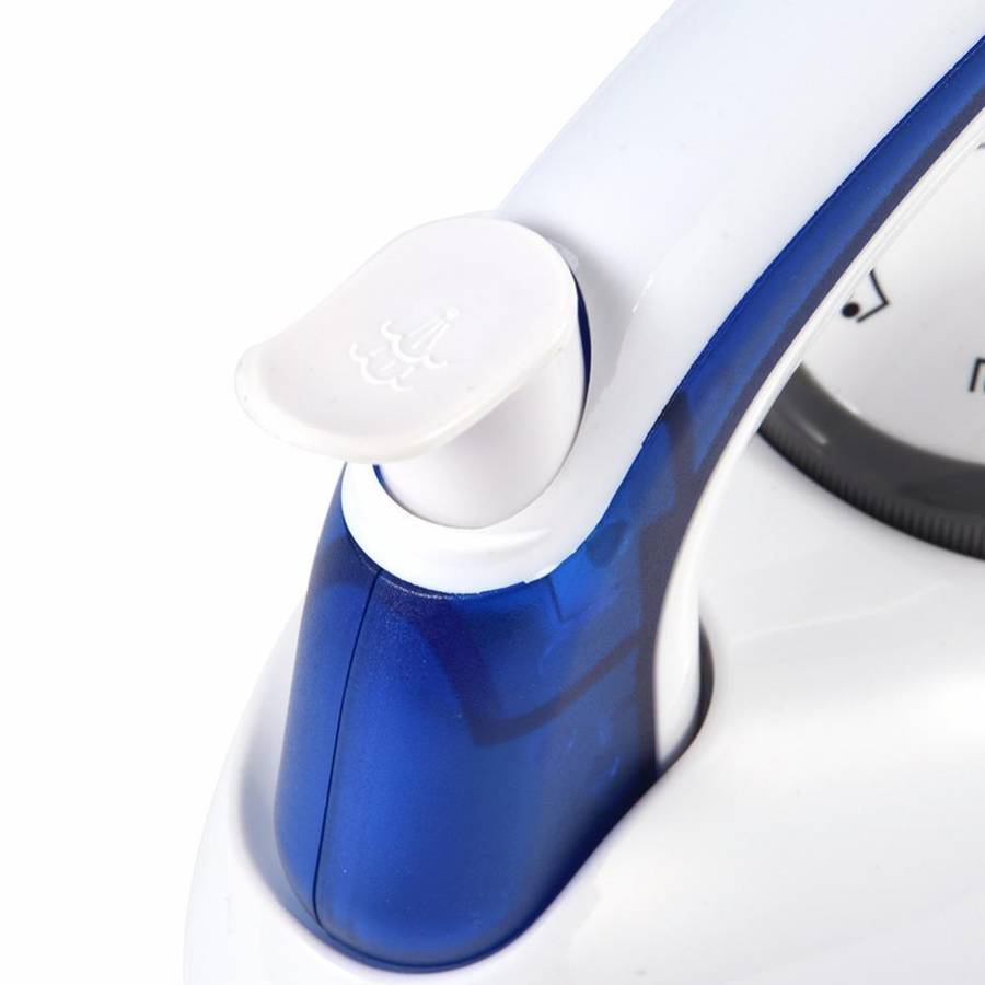 Mini Portable Foldable Electric Steam Iron For Clothes With 3 Gears Teflon Baseplate Handheld Fla...