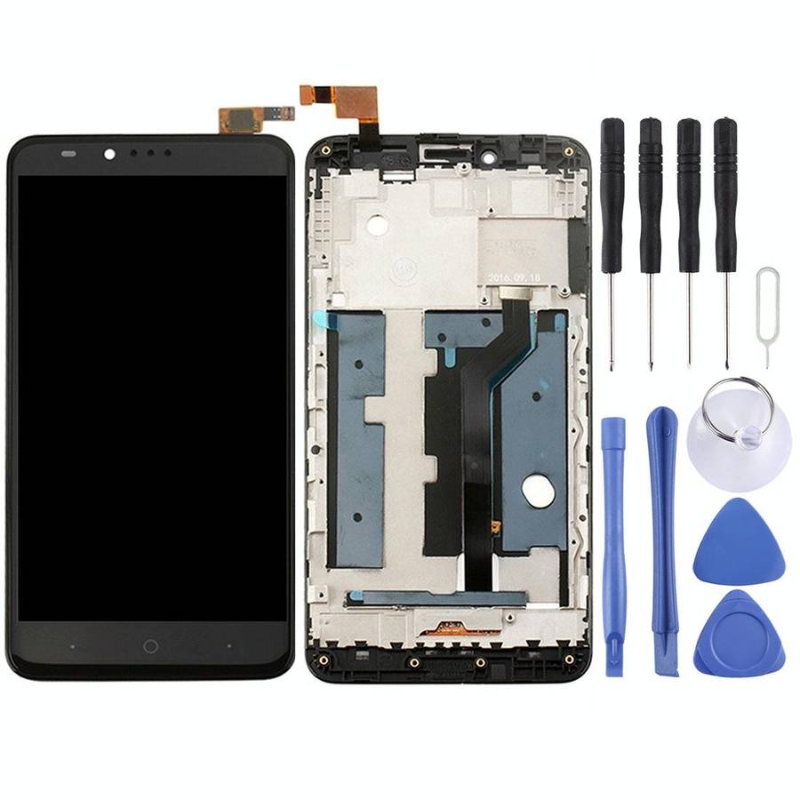 OEM LCD Screen For ZTE ZMax Pro / Z981 Digitizer Full Assembly with FrameBlack)