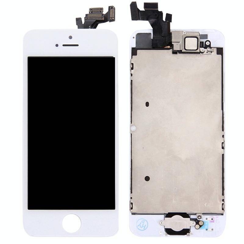 5 PCS Black + 5 PCS White TFT LCD Screen for iPhone 5 Digitizer Full Assembly with Front Camera