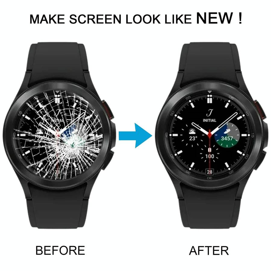 Original LCD Screen Digitizer Full Assembly with Frame for Samsung Galaxy Watch4 Classic 46mm SM-...
