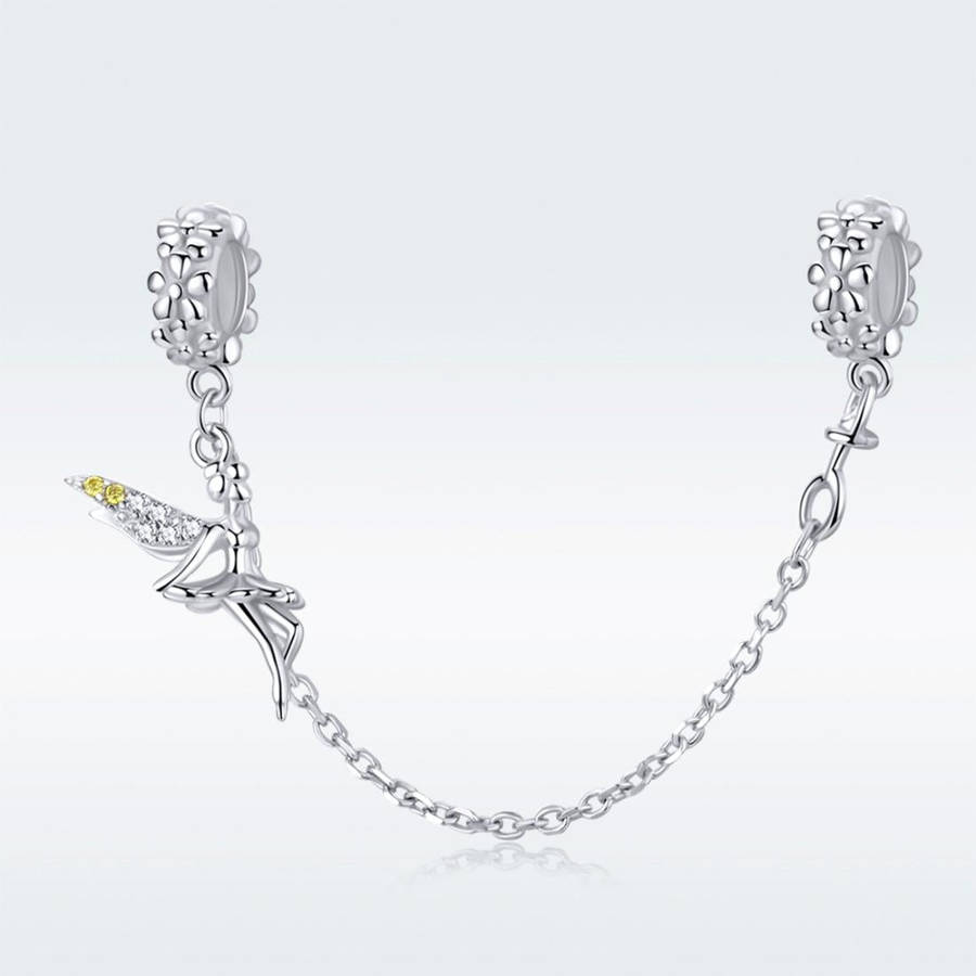 Sterling Silver Safety Chain DIY Bracelet Accessories Elf Jewelry Accessories
