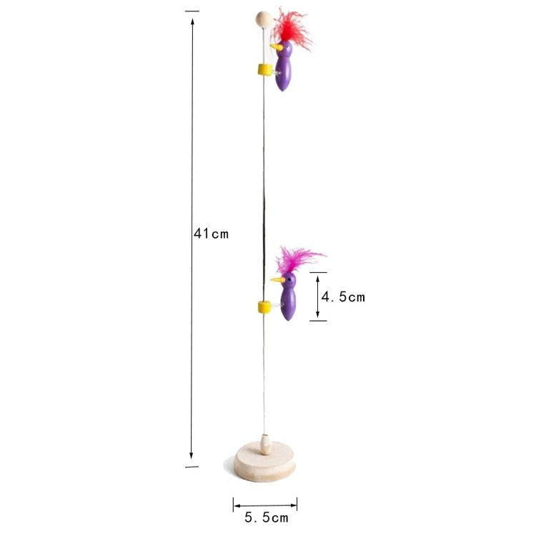 10 PCS Nodding Woodpecker Decompression Vent Children Educational Toys, Colour: Primary Color Sin...