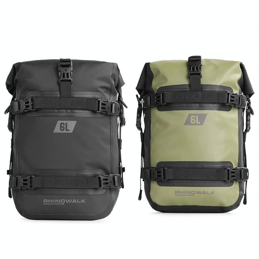 Rhinowalk MT2206 6L Waterproof Motorcycle Bumper Bag Outdoor Riding Bag(Green)
