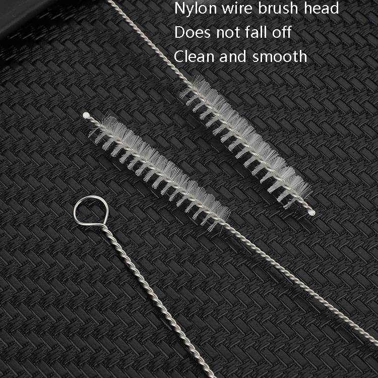 50 PCS Stainless Steel Brush Bottle Cleaning Brush, Size: 20cm
