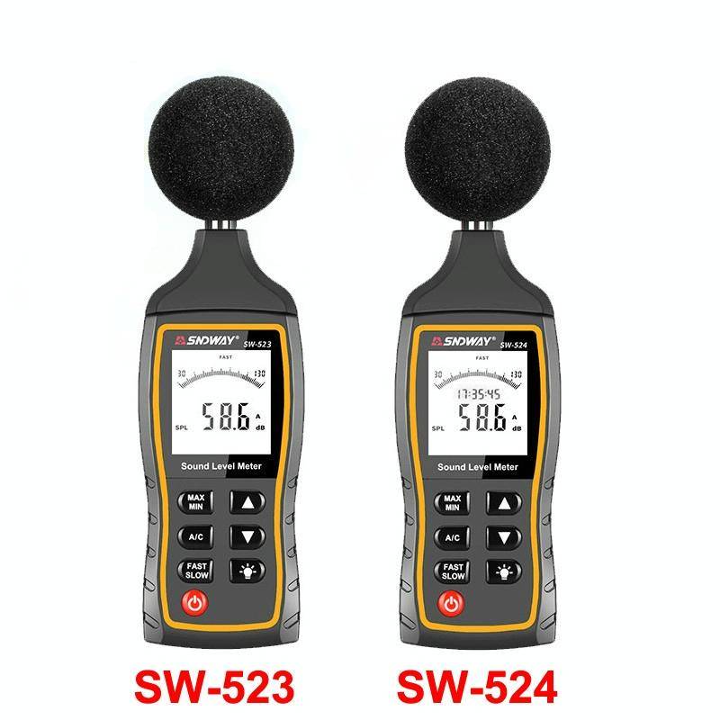 SNDWAY Handheld High Precision Noise Decibel Meter, Model:SW523