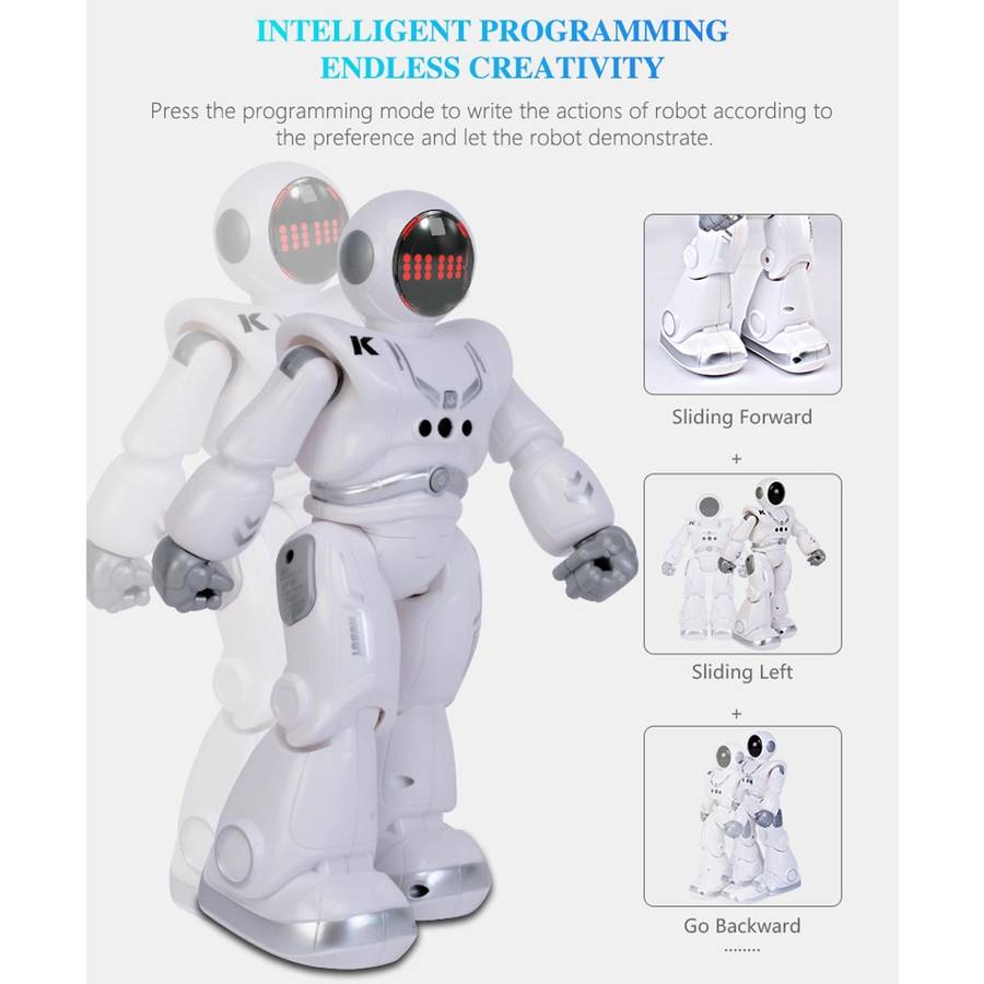 JJR/C R18 Gesture Sensing Remote Control Robot(Silver)
