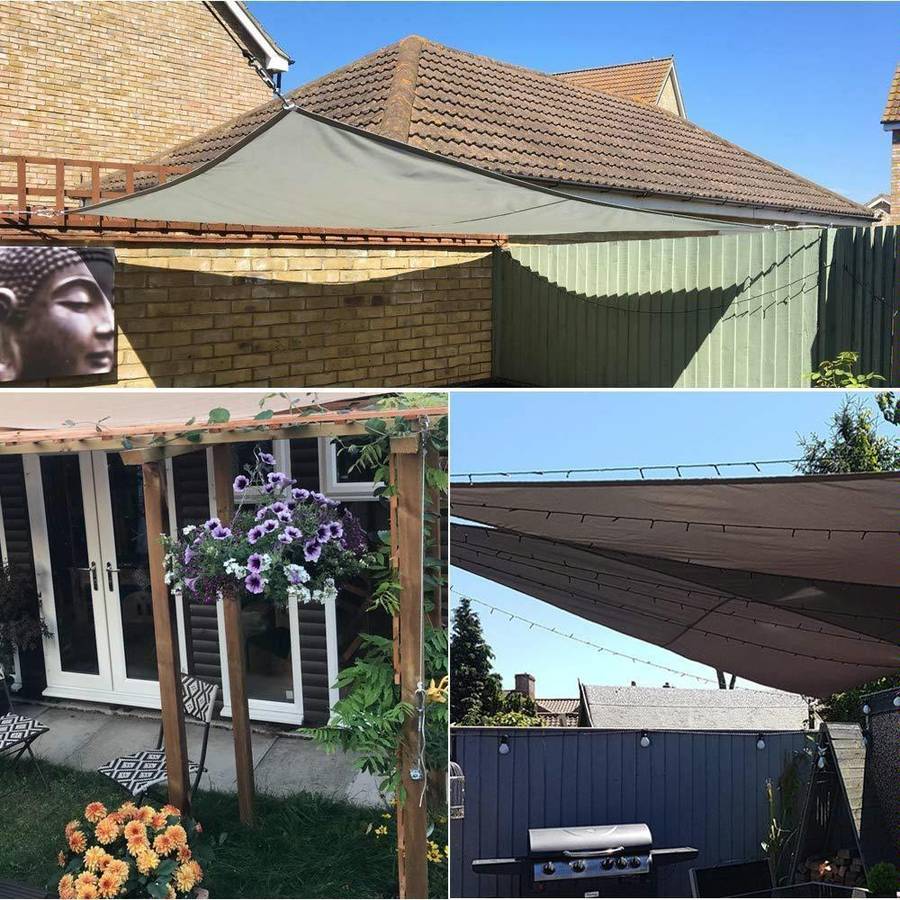 24 PCS / Set Outdoor Rectangle Shade Sail 304 Stainless Steel Accessories Outdoor Shade Flower Ba...