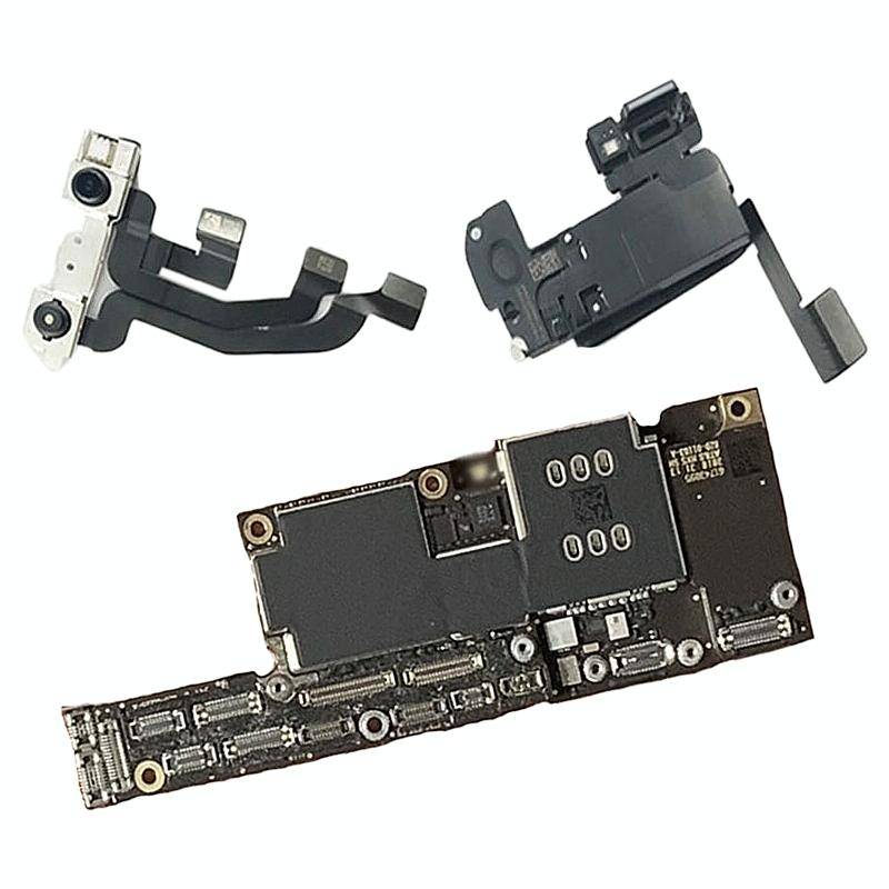 For iPhone XS Max 256G Original Unlocked Mainboard Single SIM E-SIM US Version with Face ID
