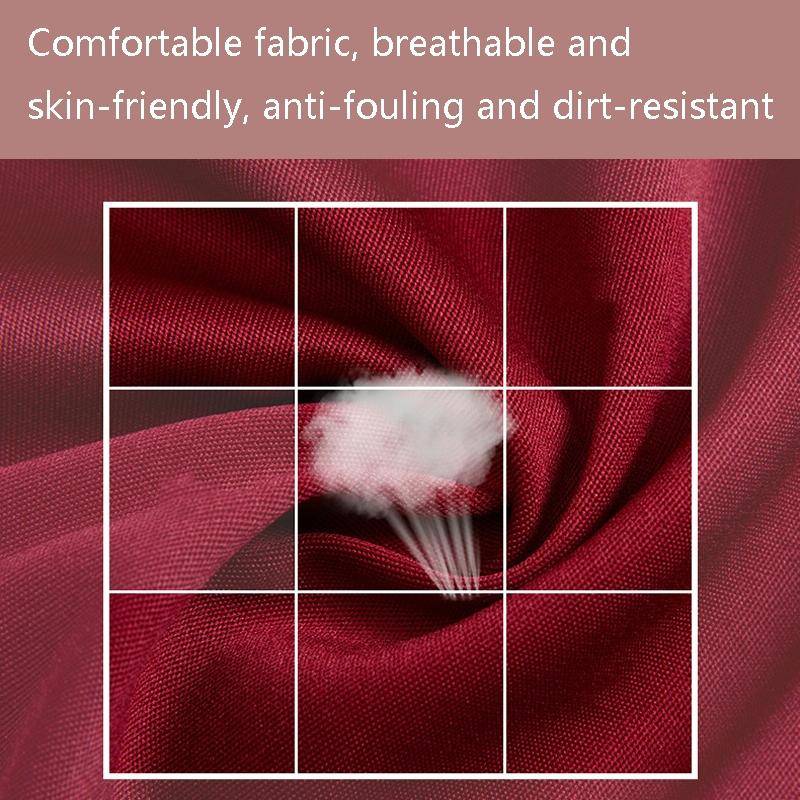 2 PCS 0058 Cafe Nail Shop Waterproof Apron Polyester Material Home Work Apron(Red Wine)