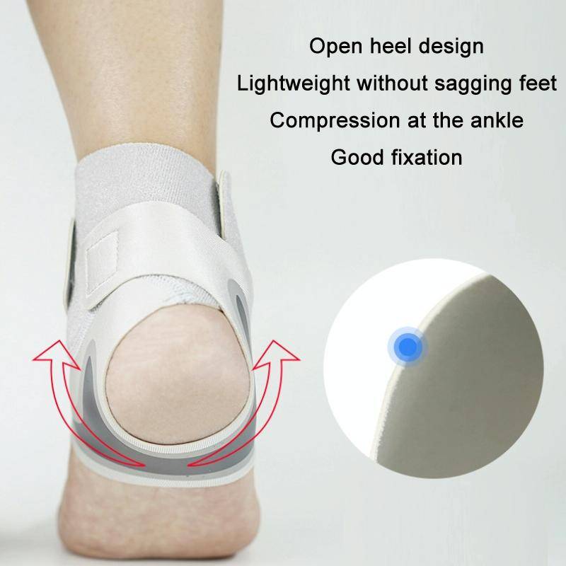 Thin Breathable Compression Ankle Sprain Fixation Strap, Size: Right Foot (S)