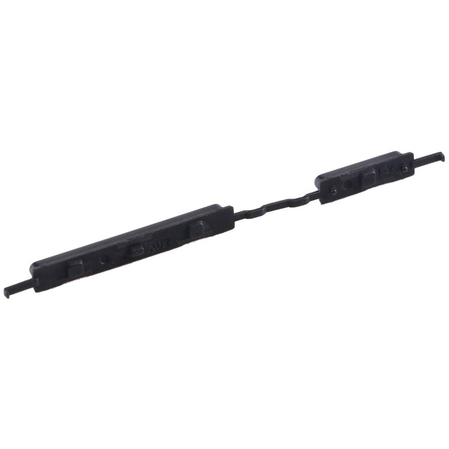 For Samsung Galaxy A02 SM-A022 10pcs Power Button + Volume Control Button(Black)