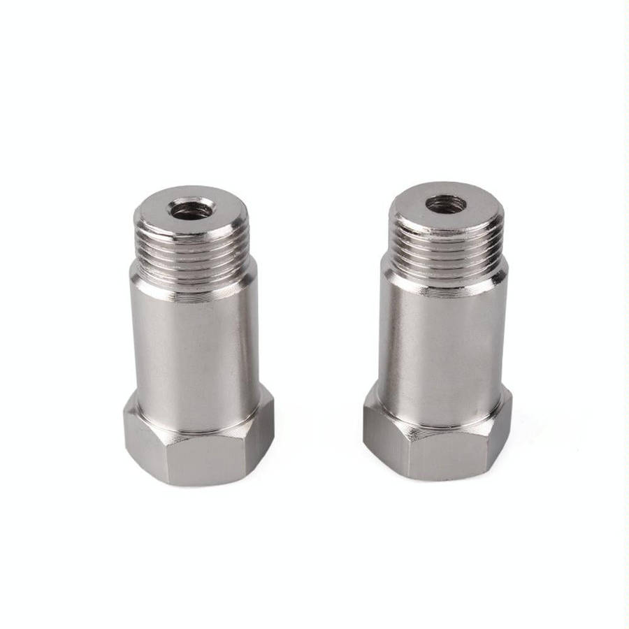 2 PCS Car 45mm Oxygen Sensor Adapter Oxygen Extension Modified Connector M18x1.5