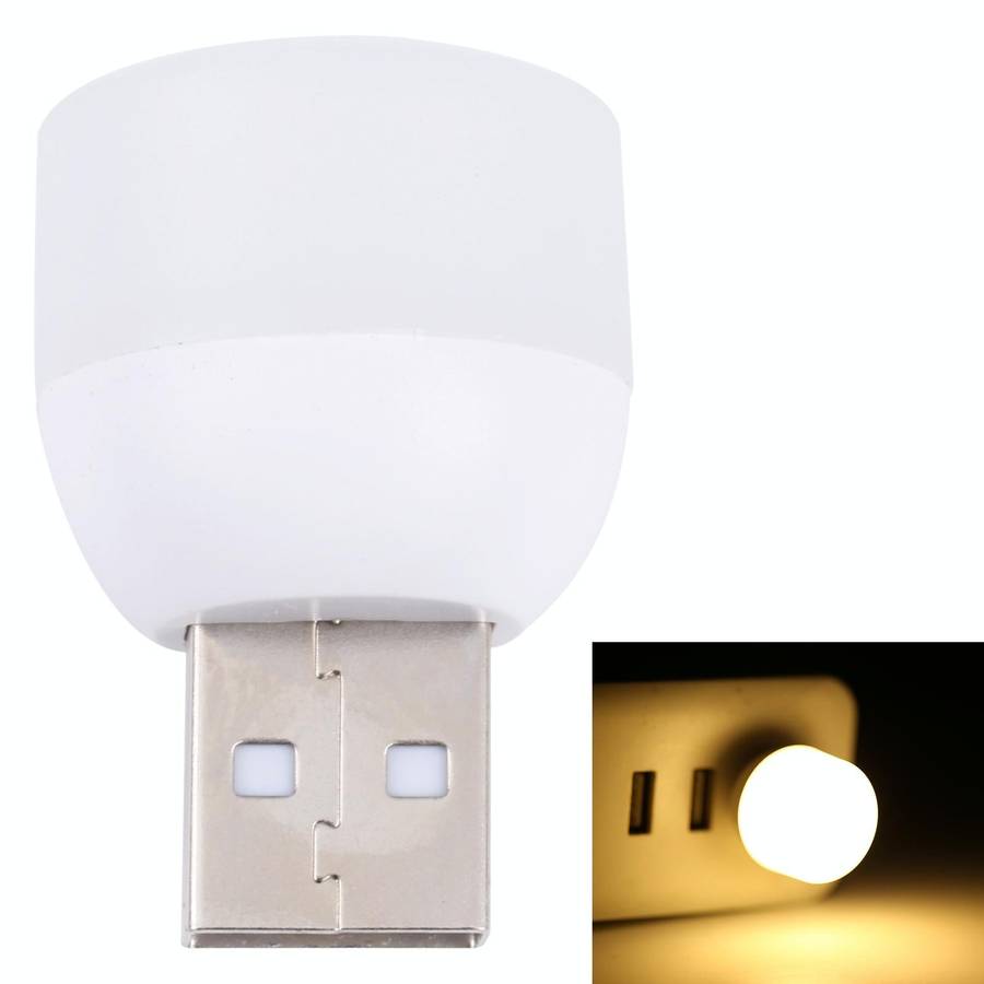5V 5730 LED USB Mini Night Light(Warm White)