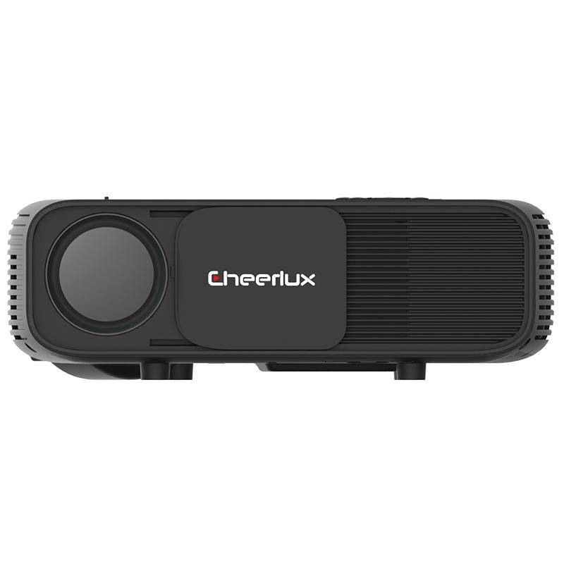 Cheerlux CL760 4000 Lumens 1920x1080 1080P HD Smart Projector, Support HDMI x 2 / USB x 2 / VGA /...