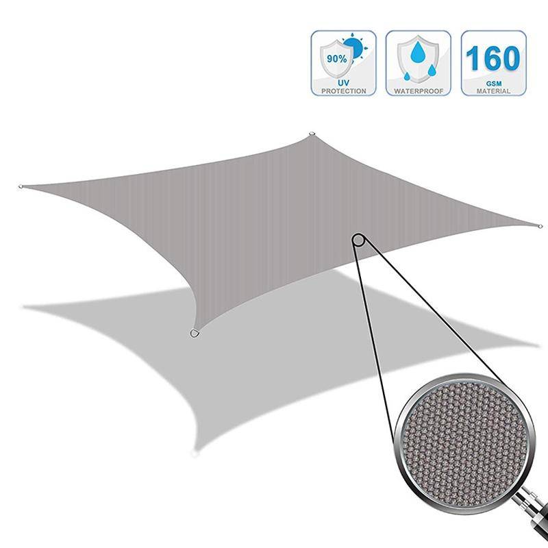 Outdoor Garden Sunshade Sail Waterproof Anti-UV Canopy, Size: 4m x 7m(Green)