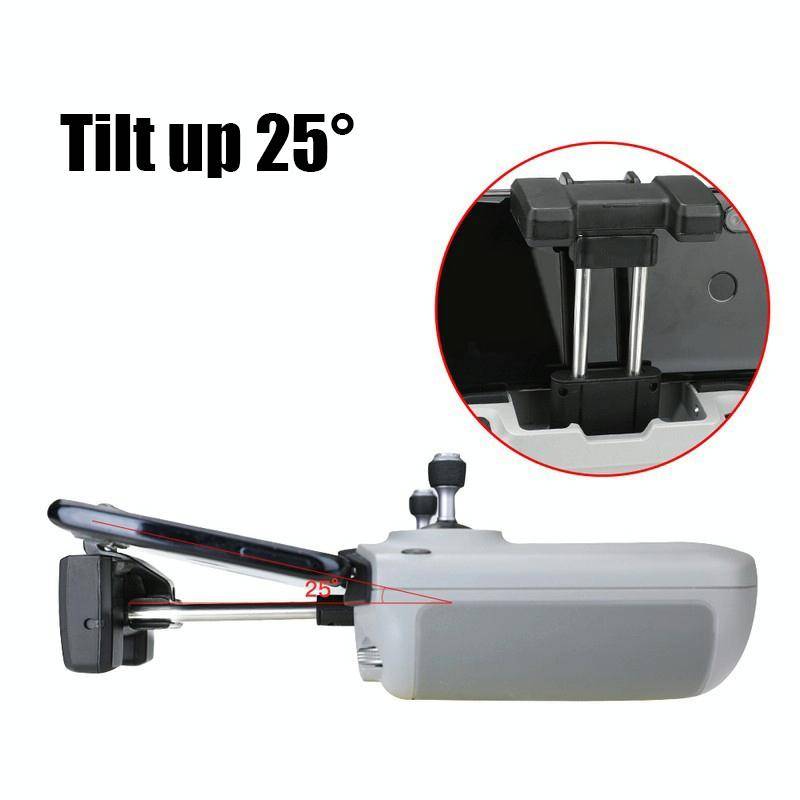 RCSTQ Remote Control Quick Release Tablet Phone Clamp Holder for DJI Mavic Air 2 Drone, Colour: T...