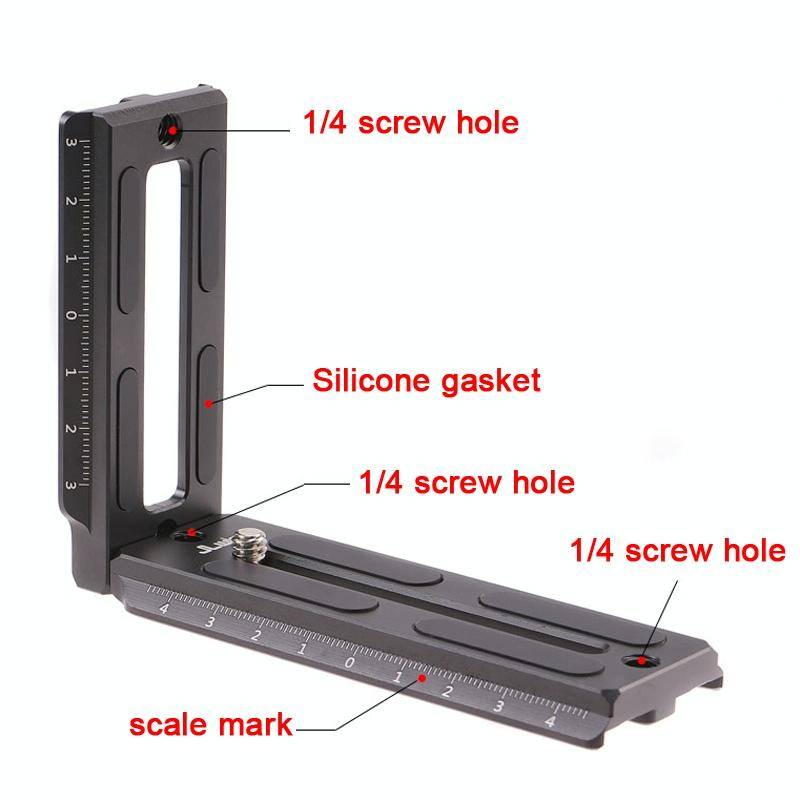 JLWIN Quick Release Plate L Bracket Plate for DJI Ronin RS2 RSC2 RS3 Gimbal Stabiliser