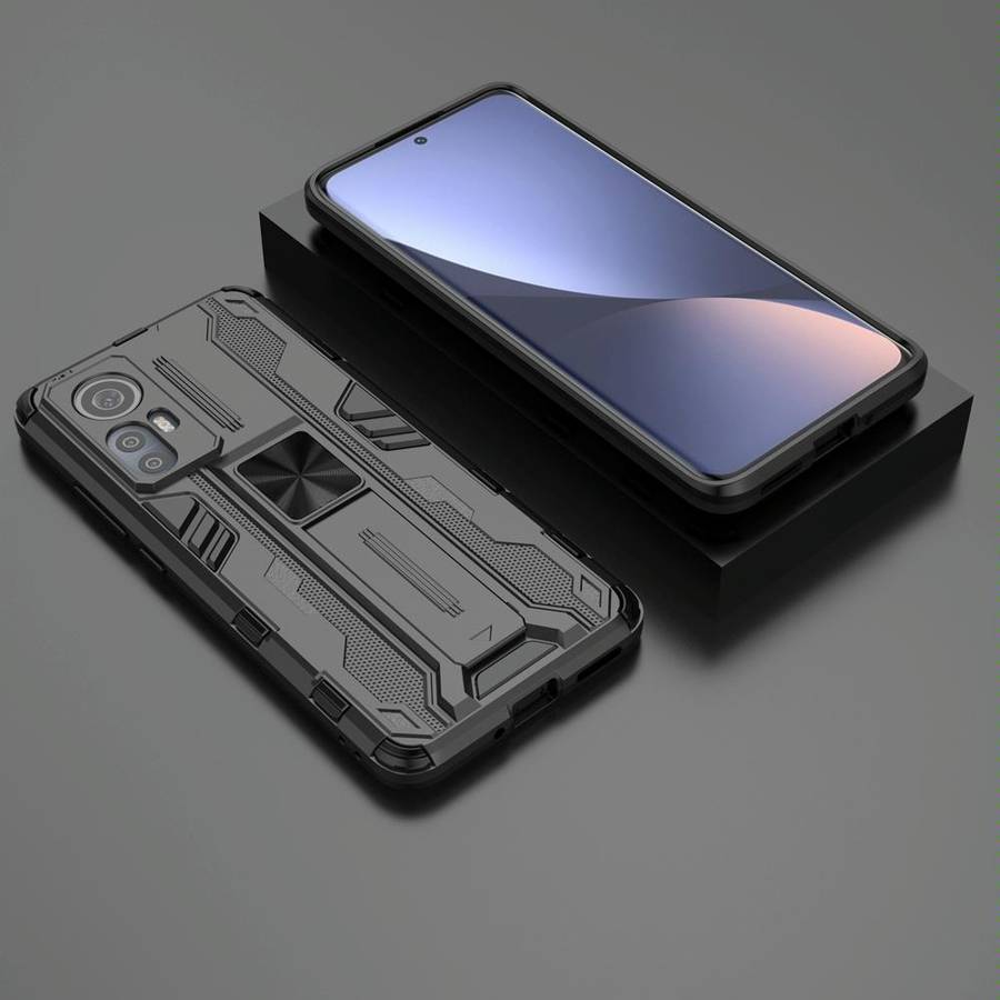 For Xiaomi 12S/12/12X Supersonic PC + TPU Shock-proof Phone Case(Black)