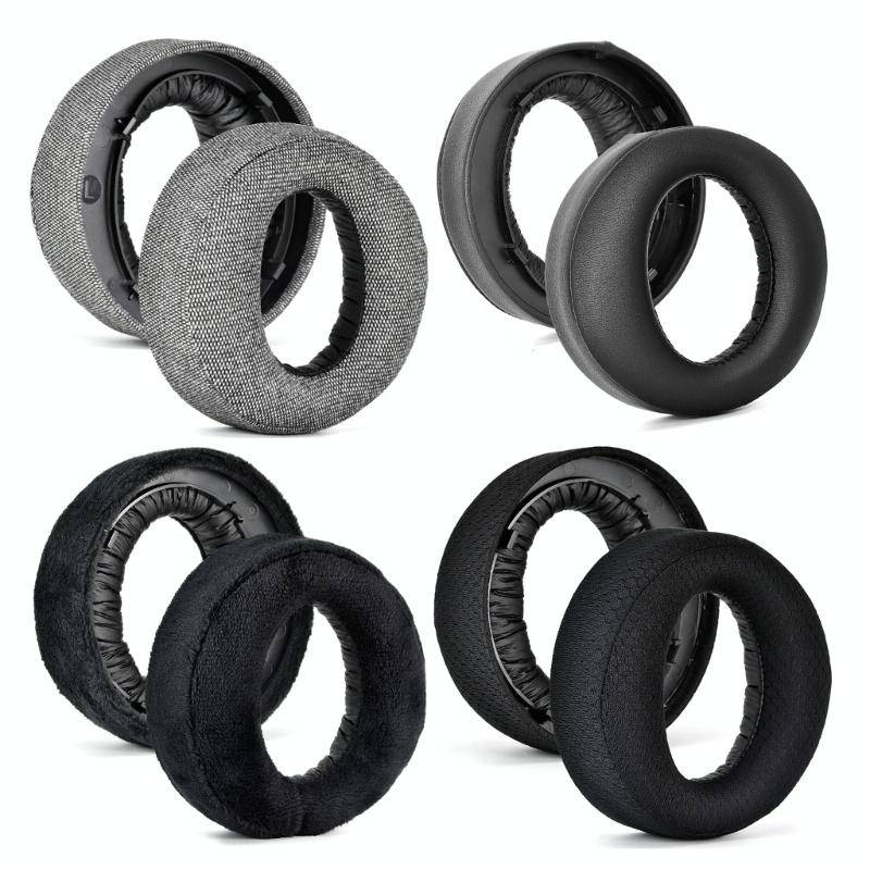 For Sony PS5 Wireless Pulse 3D 2pcs Headphone Replacement Earpads(Burlap Gray)