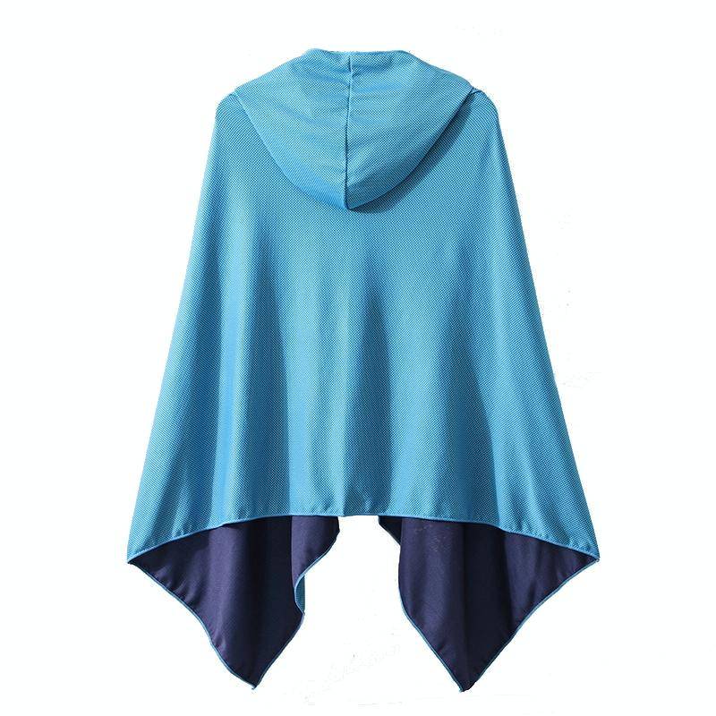 60 x 145cm Cool and Quick-drying Beach Cloak Diving Hooded Changing Clothes Absorbent Towel(Light...