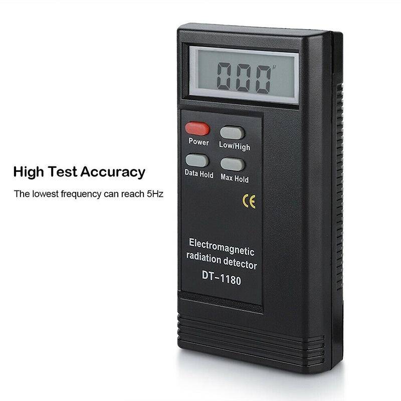 DT-1180 Electromagnetic Radiation Detector Measuring Range 50-1999V/M Electromagnetic Wave Radiat...
