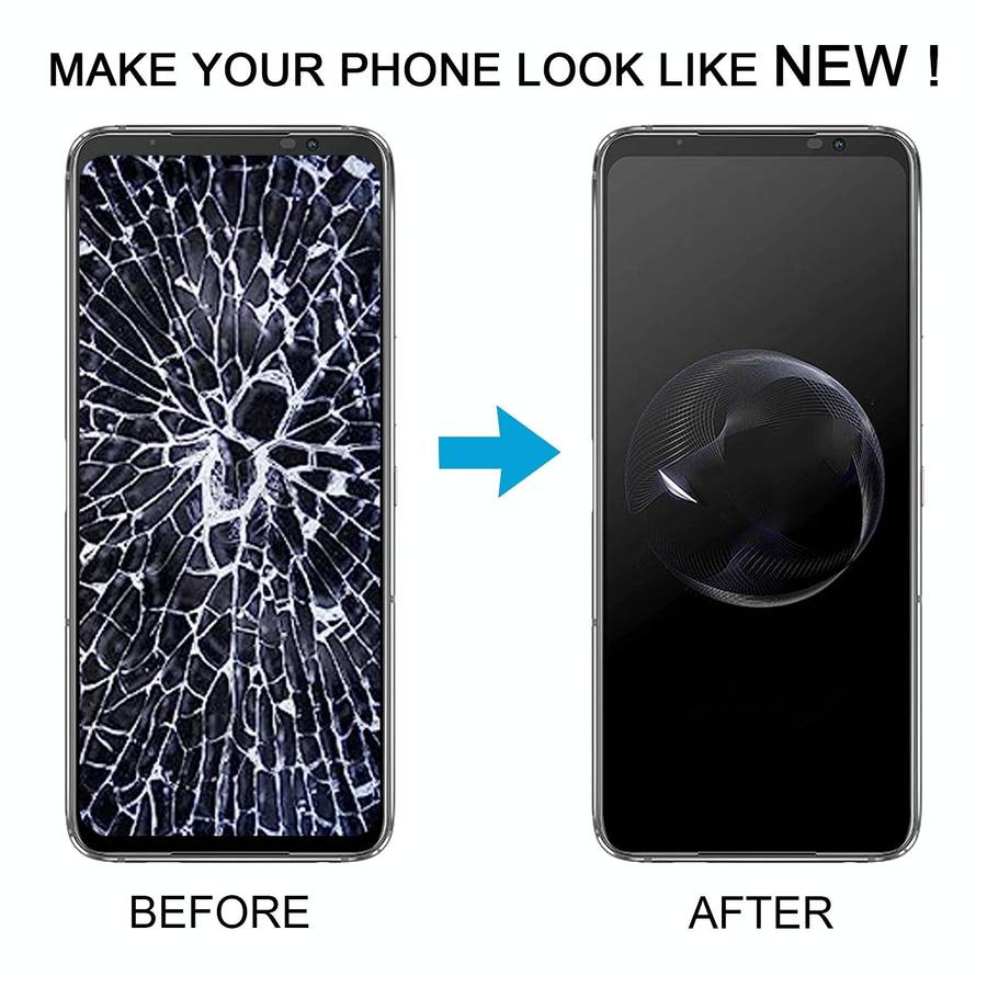 For Asus ROG Phone 7 / 7 Ultimate AMOLED Original LCD Screen Digitizer Full Assembly with Frame(B...