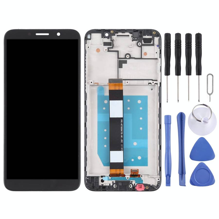 OEM LCD Screen for Huawei Y5p Digitizer Full Assembly With Frame(Black)