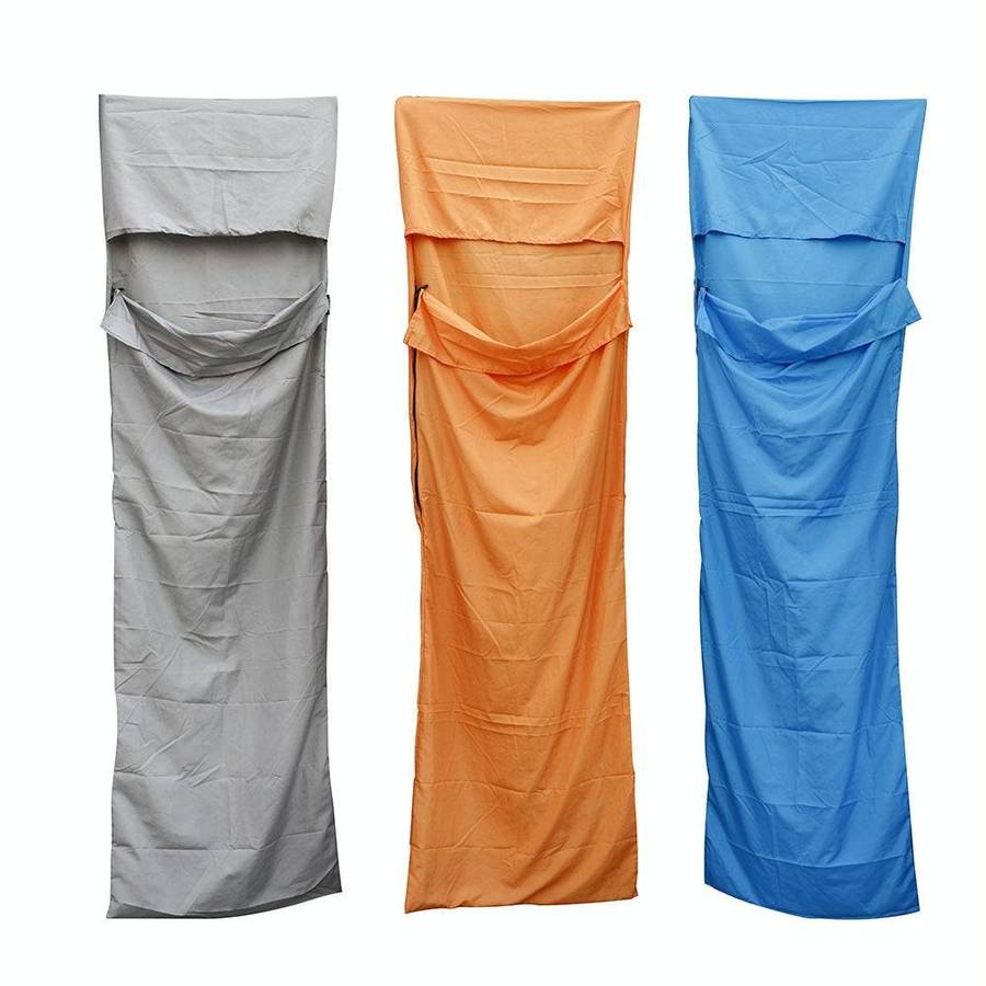 Ultralight Outdoor Sleeping Bag Pongee Portable Single Sleeping Bags 210x70(Orange red)