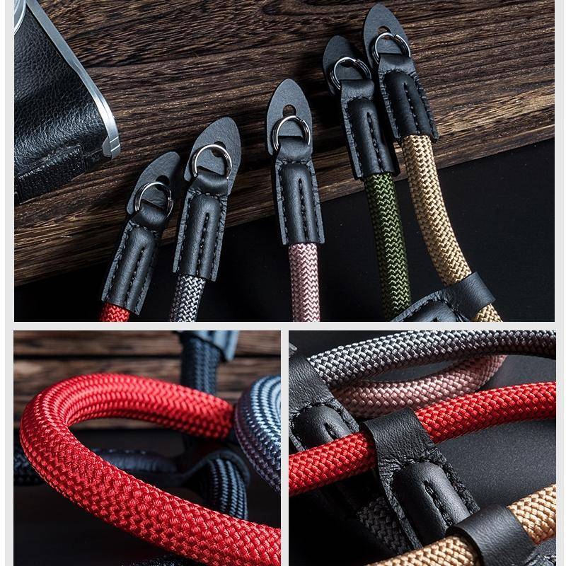 Climbing Rope Camera Wrist Strap SLR Camera Wear-resistant Bracelet(Black)