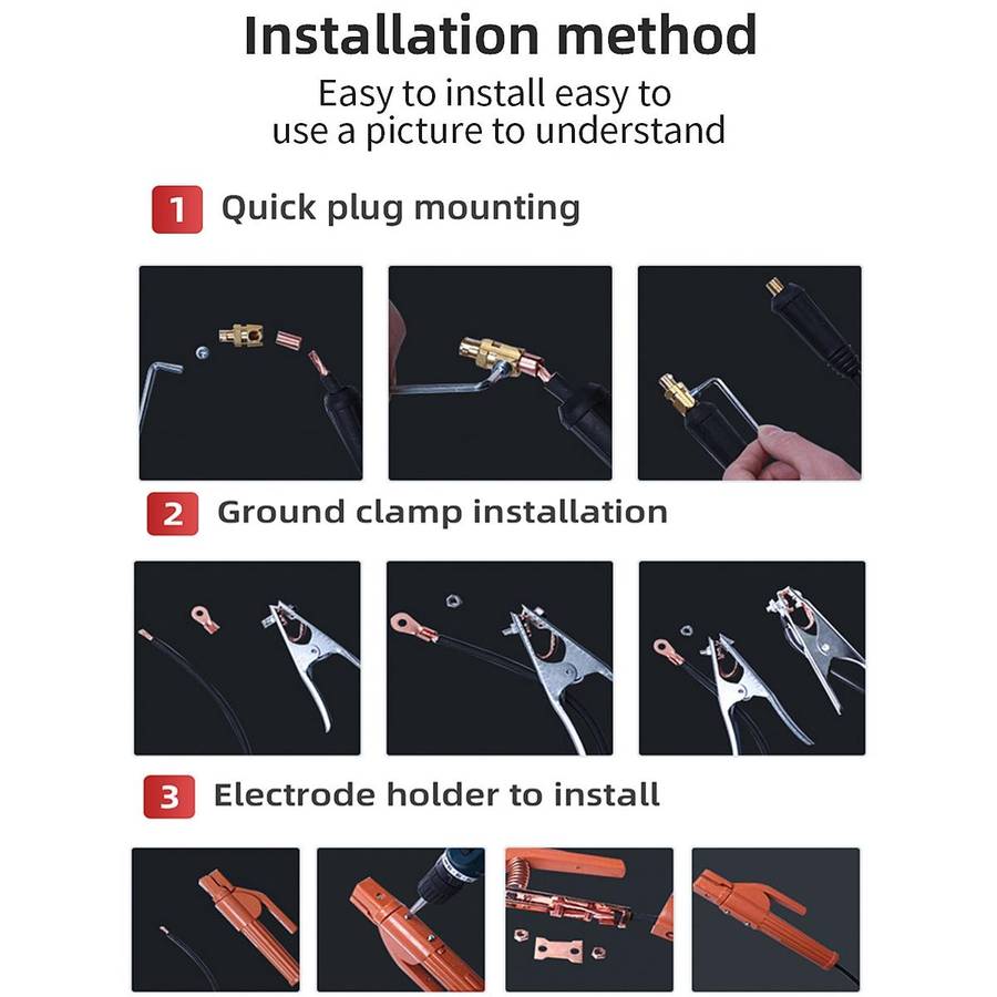 MMA-250 Household Small Intelligent DC Handheld Electric Welder UK Plug