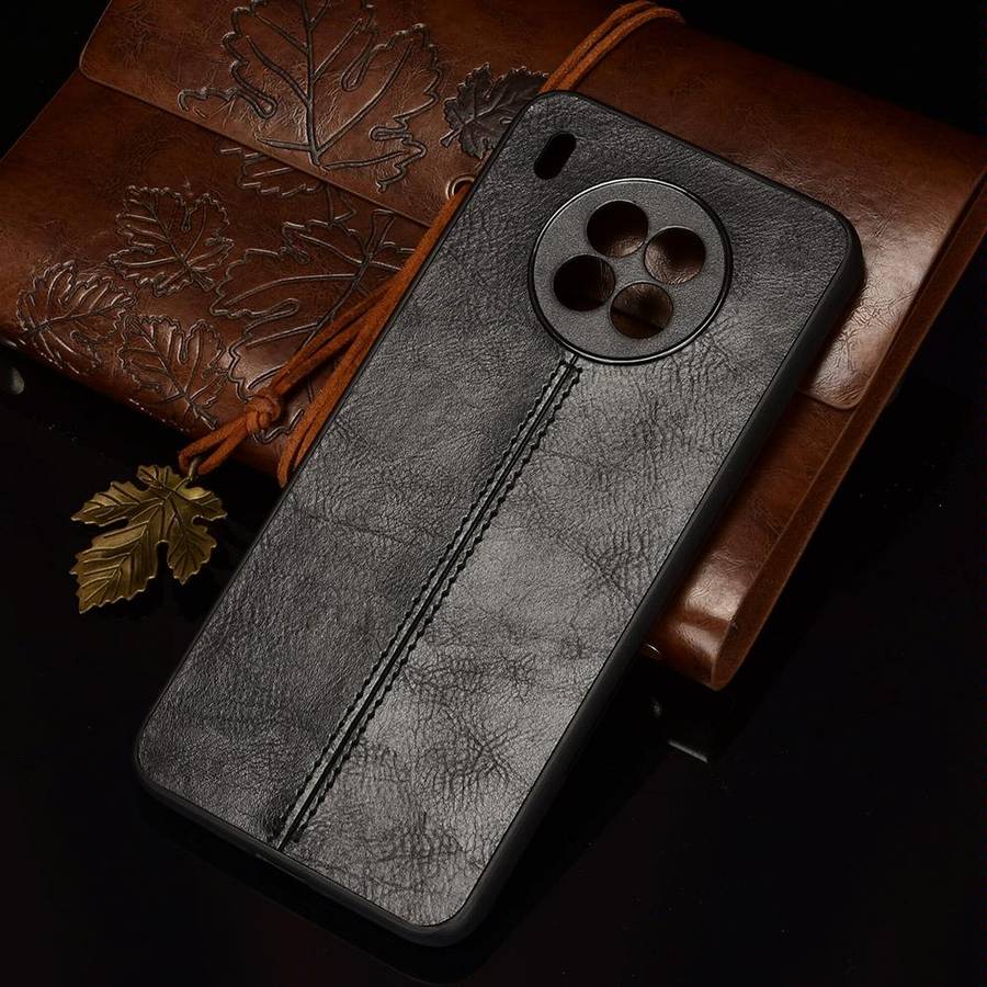 For Huawei nova 8i / Honor 50 Lite Sewing Cow Pattern Skin Phone Case(Black)