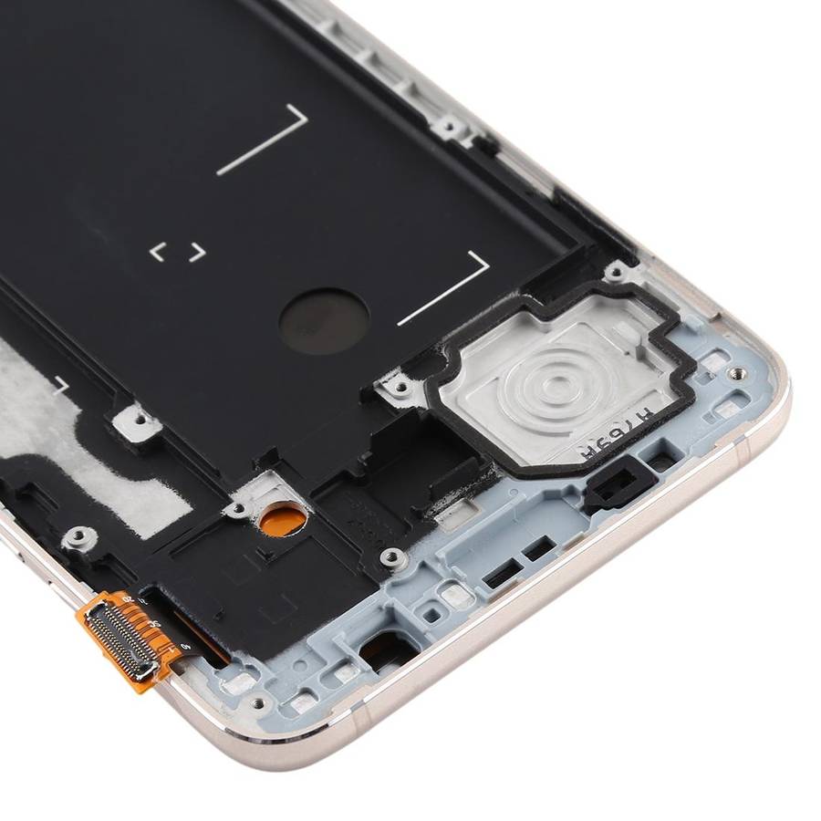TFT LCD Screen for Galaxy J7 (2016) / J710F Digitizer Full Assembly with Frame (Gold)